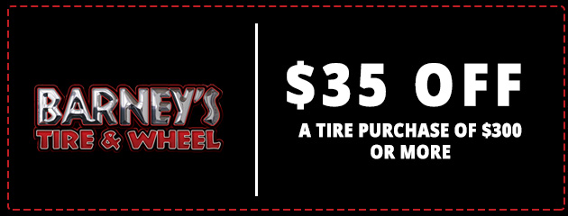 $35 Off Tire Purchase Special